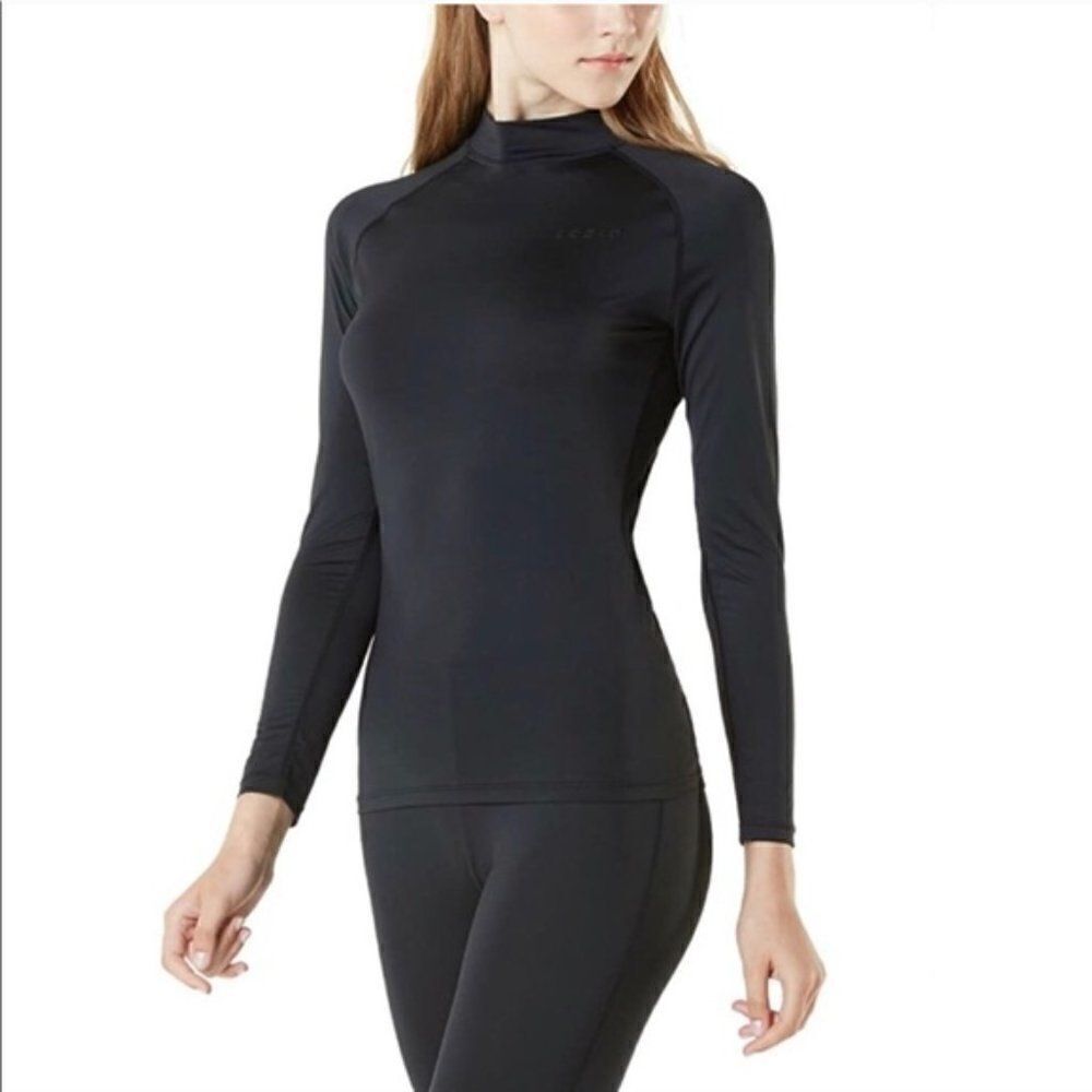 Tesla Navy Blue Compression Base Layer Long Sleeve